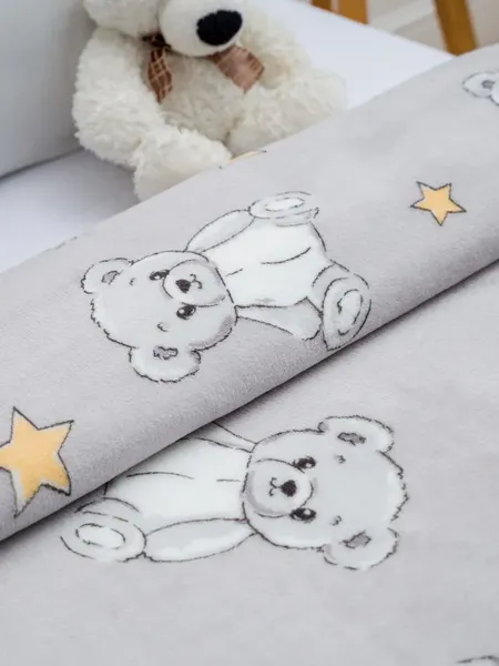 Изображение товара Плед Павлинка Медвежата серые 150x200