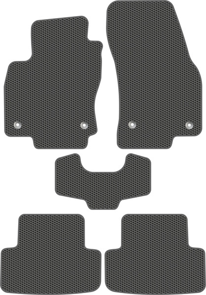 Изображение товара Комплект ковриков для авто Alicosta 1548_1_сер для Skoda Karoq SUV/NU7 2017-н.в. (EVA соты, серый)