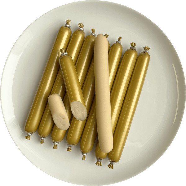 Изображение товара Лакомство для кошек Деревенские лакомства Колбаски Докторские Из нежной курицы / 79217858 (6x10г)