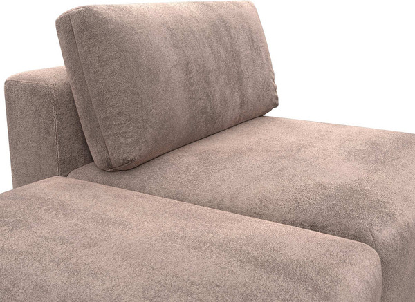 Изображение товара Комплект мягкой мебели Лига Диванов Лига-060 НПБ с пуфом / 129589 (велюр Tower 05 бежевый)