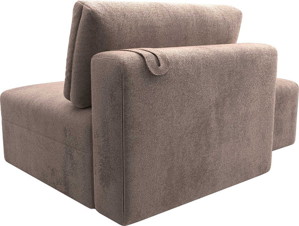 Изображение товара Комплект мягкой мебели Лига Диванов Лига-060 НПБ с пуфом / 129589 (велюр Tower 05 бежевый)