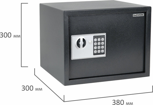 Изображение товара Мебельный сейф Daswerk SC-300EL / 291346 (графит)