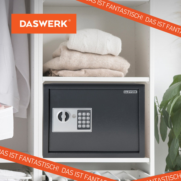 Изображение товара Мебельный сейф Daswerk SC-300EL / 291346 (графит)