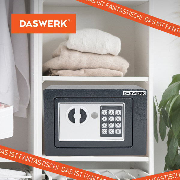 Изображение товара Мебельный сейф Daswerk SC-170EL / 291338 (графит)