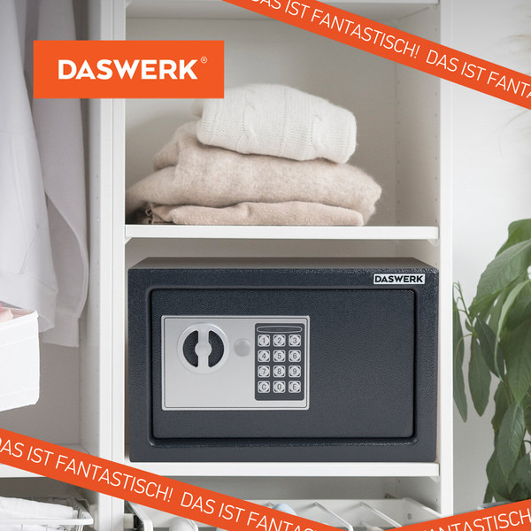 Изображение товара Мебельный сейф Daswerk SC-200EL / 291341 (графит)