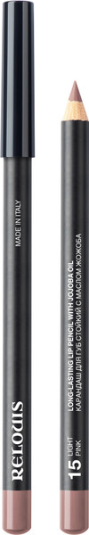 Изображение товара Карандаш для губ Relouis Стойкий с маслом жожоба тон 15 Light Pink