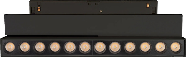 Изображение товара Трековый светильник Arlight MAG-ORIENT-DOTS-FOLD-S230-12W Warm3000 BK 30deg / 041905