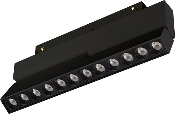 Изображение товара Трековый светильник Arlight MAG-ORIENT-DOTS-FOLD-S230-12W Warm3000 BK 30deg / 042014