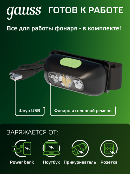 Изображение товара Фонарь Gauss GFL410 / GF410