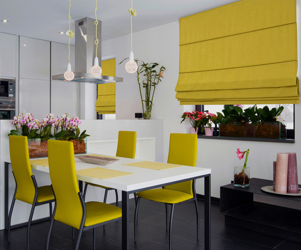 Изображение товара Римская штора Delfa Макси Madrid СШД-02М 561/028 (120x180, желтый)