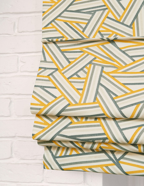 Изображение товара Римская штора Delfa Макси Digital Printed Sedef СШД-02М 562/002 (150x180, желтый/серый)