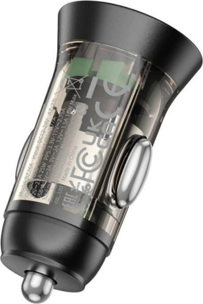 Изображение товара Адаптер питания автомобильный Borofone BZ26A два порта PD43W (черный)