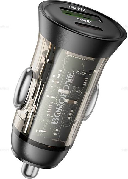 Изображение товара Адаптер питания автомобильный Borofone BZ26A PD36W+QC3.0