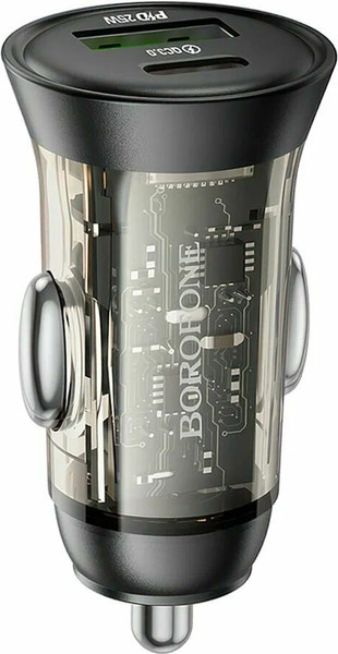 Изображение товара Адаптер питания автомобильный Borofone BZ26A PD36W+QC3.0
