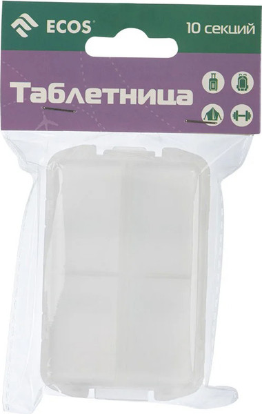 Изображение товара Таблетница Рыжий кот 109147 (10 секций)