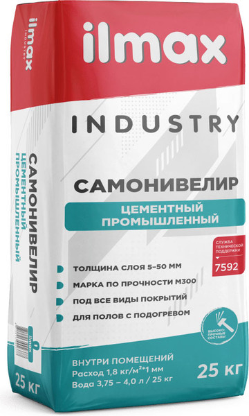 Изображение товара Самонивелирующаяся смесь ilmax Industry промышленный (25кг)
