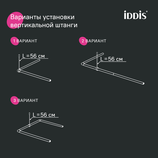 Изображение товара Карниз для ванны IDDIS 060A200i14