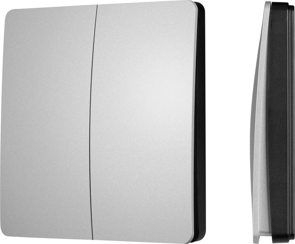 Изображение товара Выключатель Arlight Intelligent KINETIC-801-22-2G-WP-SUF Silver / 051682