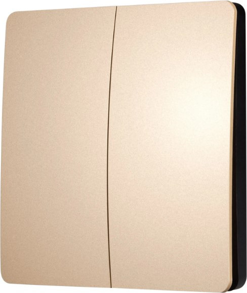 Изображение товара Выключатель Arlight Intelligent KINETIC-801-22-2G-WP-SUF Gold / 043313