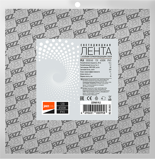 Изображение товара Светодиодная лента JAZZway PLS 5050/60-12V IP65 / 1000958 (5м, белый)