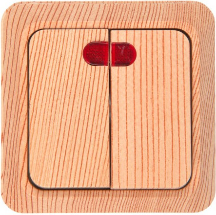 Изображение товара Выключатель General Lighting Альфа 477035 (сосна)