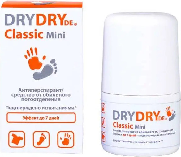 Изображение товара Антиперспирант шариковый Dry Dry Классик мини (20мл)