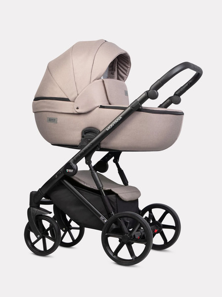 Изображение товара Детская универсальная коляска Riko Montana 3в1 (50, бежевый)