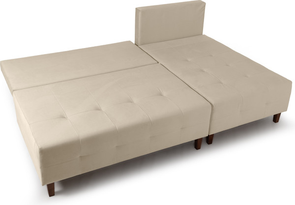 Изображение товара Диван угловой Mio Tesoro Дени 442 (светло-бежевый 966)