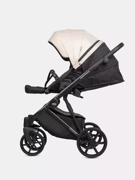 Изображение товара Детская универсальная коляска Riko Montana 3в1 Plus (43, коричневый/бежевый)