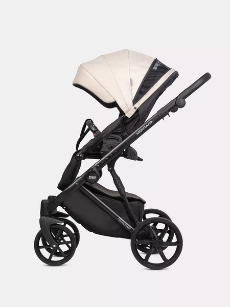 Изображение товара Детская универсальная коляска Riko Montana 3в1 Plus (43, коричневый/бежевый)