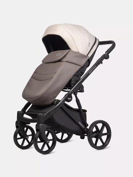 Изображение товара Детская универсальная коляска Riko Montana 3в1 Plus (43, коричневый/бежевый)
