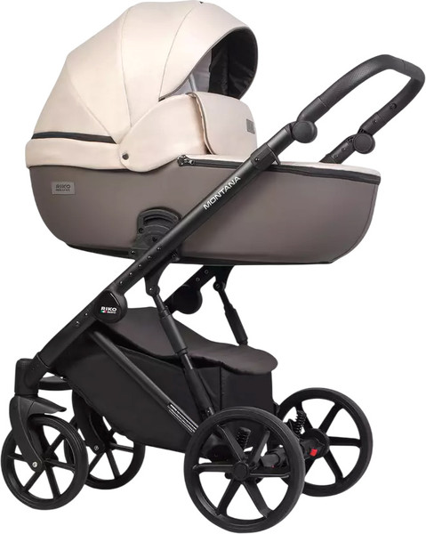 Изображение товара Детская универсальная коляска Riko Montana 3в1 Plus (43, коричневый/бежевый)