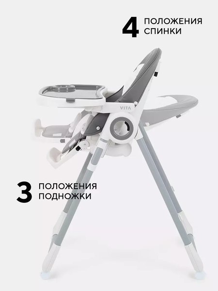 Изображение товара Стульчик для кормления Rant Vita / RH500 (Graphite)
