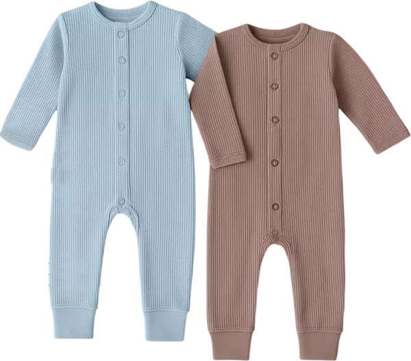 Изображение товара Набор комбинезонов для малышей Rant Waffy / 3-92 (2шт, Blue/Brown, р.98)