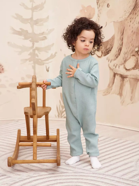 Изображение товара Набор комбинезонов для малышей Rant Waffy / 3-92 (2шт, Mint/Latte, р.92)