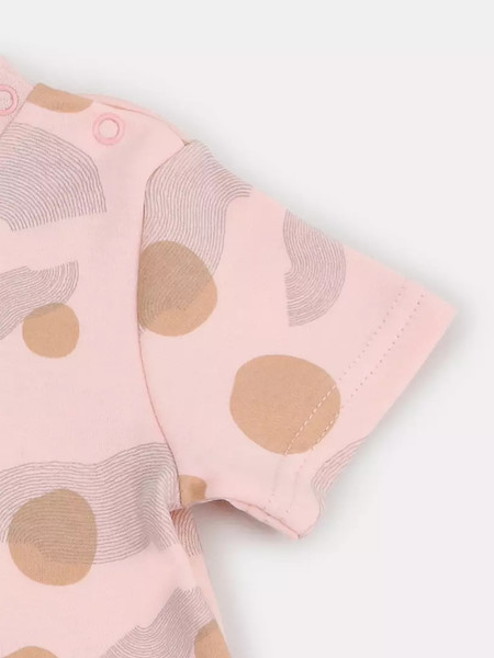 Изображение товара Набор футболок для малышей Rant Hugs And Kisses / 4672-68 (2шт, Pink/Milk, р.68)