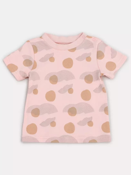 Изображение товара Набор футболок для малышей Rant Hugs And Kisses / 4672-68 (2шт, Pink/Milk, р.68)