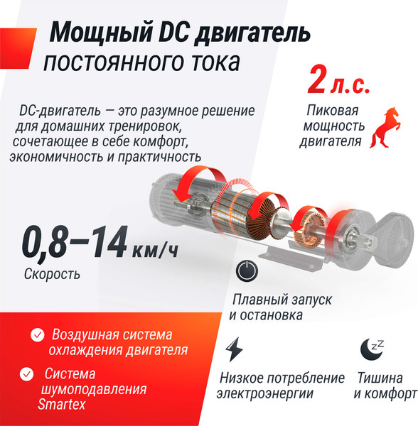 Изображение товара Электрическая беговая дорожка UNIX Fit ST-570S / TDST570S
