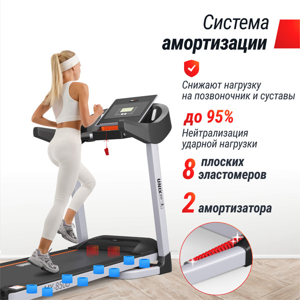 Изображение товара Электрическая беговая дорожка UNIX Fit MX-850D / TDMX850D