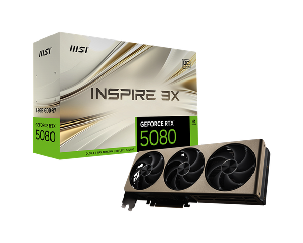 Изображение товара Видеокарта MSI RTX 5080 16G Inspire 3X OC