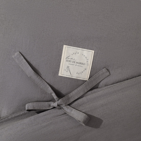 Изображение товара Комплект постельного белья Sofi de Marko Аредель Евро / Евро-Ар-с (серый)