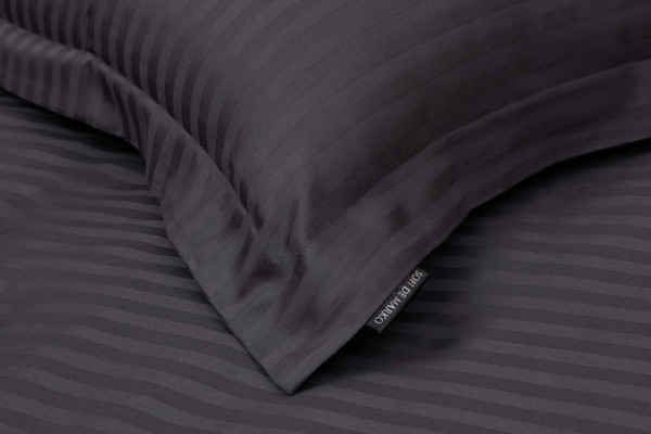 Изображение товара Комплект постельного белья Sofi de Marko Моне Евро 2н / Евро-СС-М-ан (антрацит)