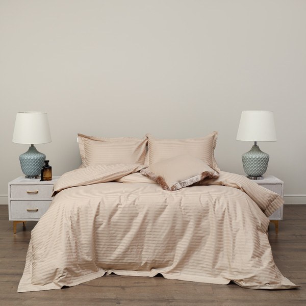 Изображение товара Комплект постельного белья Sofi de Marko Моне Евро 2н / Евро-СС-М-кар (карамель)