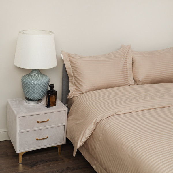 Изображение товара Комплект постельного белья Sofi de Marko Моне Евро 2н / Евро-СС-М-кар (карамель)