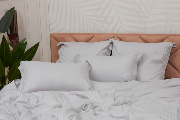 Изображение товара Комплект постельного белья Sofi de Marko Моне Евро 2н / Евро-СС-М-сер (серый)