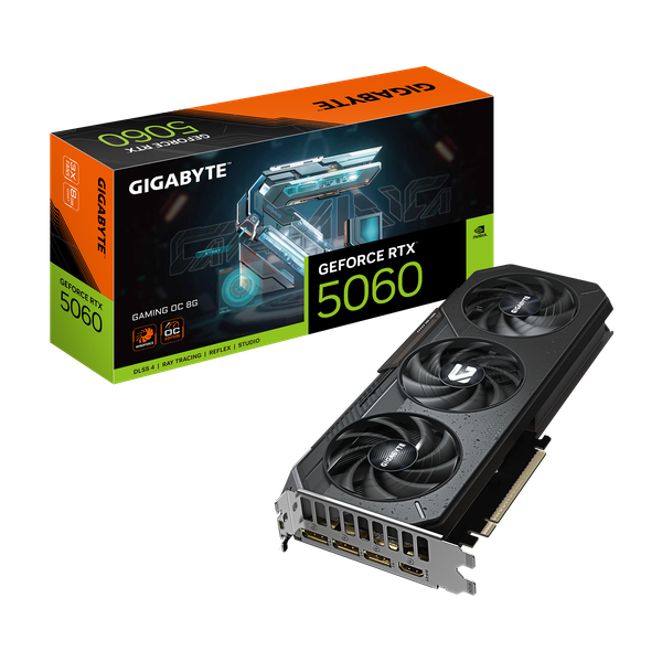 Изображение товара Видеокарта Gigabyte RTX5060 8GB (GV-N5060GAMING OC-8GD)