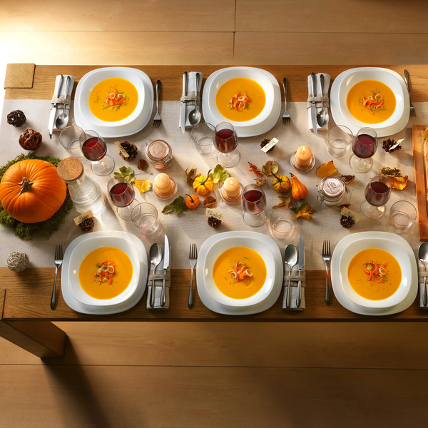 Изображение товара Тарелка столовая обеденная Bormioli Rocco Parma 27х27 см / 4.98860-1 (белый)