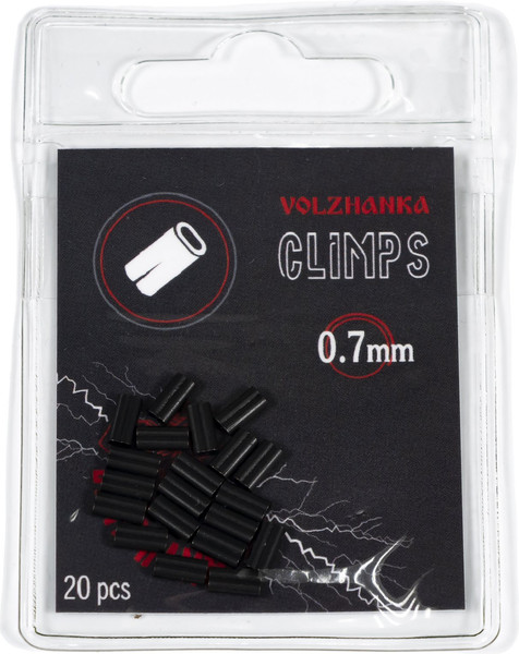 Изображение товара Набор обжимных трубок для поводков Волжанка Climps / OTVC-0.7 (20шт)