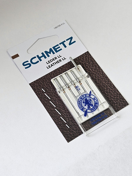 Изображение товара Набор игл для бытовой швейной машины Schmetz 130/705H-LL Leather NM80 (5шт)