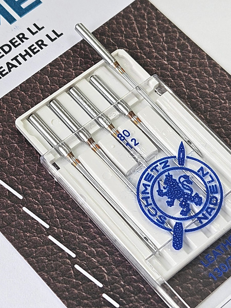 Изображение товара Набор игл для бытовой швейной машины Schmetz 130/705H-LL Leather NM80 (5шт)